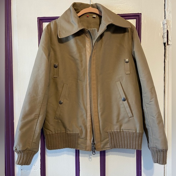 Uniqlo Olive Green Bomber Jacket - Size L